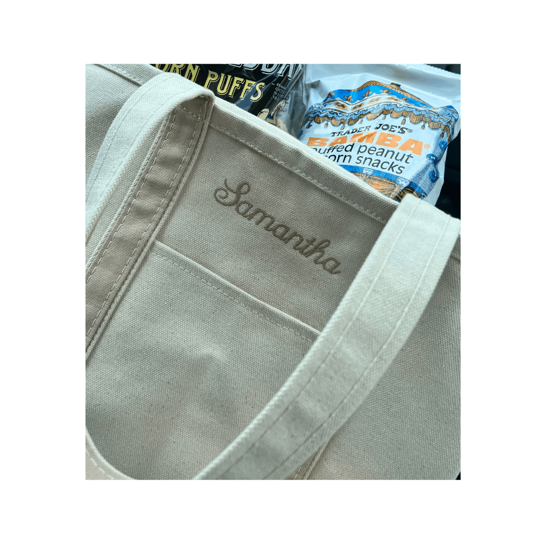 Custom Embroidered Medium Classic Tote