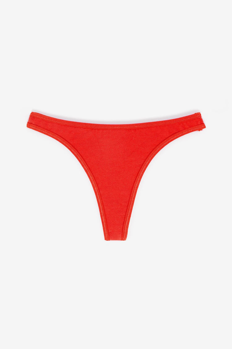 Just Because Custom Embroidered Thong