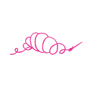 Cozy Croissant Embroidery Gift Card - cozy croissant embroidery