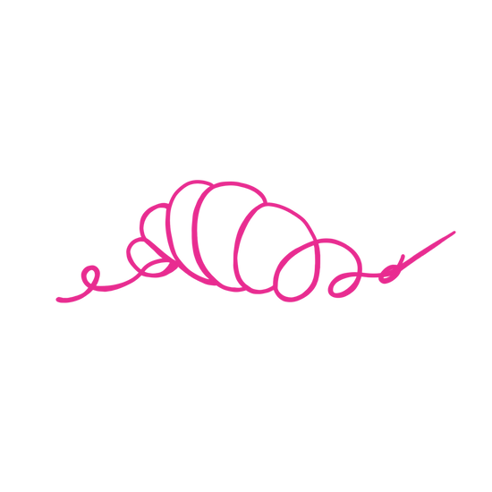 Cozy Croissant Embroidery Gift Card - cozy croissant embroidery